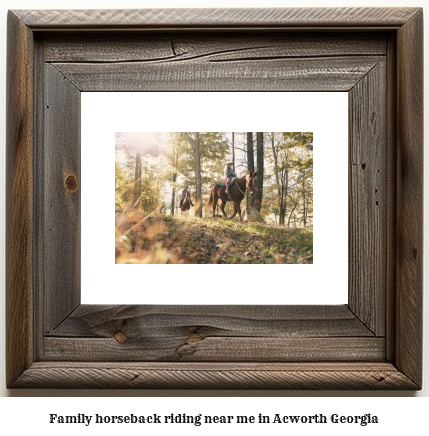 family horseback riding near me in Acworth, Georgia